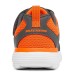 Skechers Go Run 400 V2 Slip Resistant Cushioning Abrasion Resistant Low Top Kids' Running Shoes Gray Orange Teenagers 31