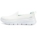 Skechers Go Walk Fle Durable Breathable Lightweight Low-Top Casual Shoes Women's White Бежевый, 37