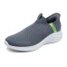 Skechers Hands Free Slip-Ins Cushioned Wear-Resistant Lightweight Low-Top Casual Shoes Men's Gray Серый, 41