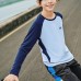 Skechers Kids T-Shirts Moon White Blue/02P8, 165