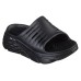 Skechers Max Cushioning Rubber Sole Slip-Resistant Abrasion-Resistant Slide Slippers Women's Black 38