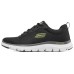 Skechers Flex Advantage 4.0 Cushioning Anti-Slip And Wear-Resistant Low-Top Casual Shoes Men's Black 39.5