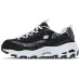 Skechers D'Lites Low Top Sneakers Black/White Women's 35