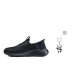Skechers Cushioning Wear-Resistant Breathable Coverage Lightweight Rebound Low-Top Casual Shoes Men's Black Black+Giveaway, 43