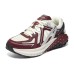 Skechers Cushioning Wear-Resistant Low-Top Casual Shoes Men's Burgundy Бордовый, 42