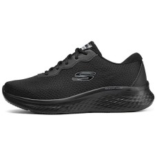 Skechers Cushioned Slip-Resistant Abrasion-Resistant Breathable Low-Top Running Shoes Men's Black Черный, 45