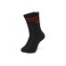 Skechers Mid Calf Socks Unisex 2 Pack 2 Pack (Black/Dark Red/042W), M