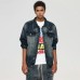 Jeep Denim Jacket Unisex Nano Blue Nano Blue, M