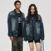 Jeep Denim Jacket Unisex Sapphire Blue Синий, M