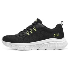 Skechers BOBS B FLEX Anti-Slip Wear-Resistant Low-Top Casual Shoes Men's Black 42