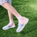 Skechers Go Fle Slip Resistant Cushioning Abrasion Resistant Low Top Kids Lifestyle Shoes Pink Blue Teenagers 31