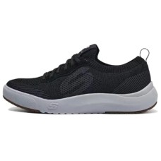 Skechers Slip-Resistant Water-Resistant Cushioned Wear-Resistant Low-Top Trendy Casual Shoes Men's Black Черный, 45