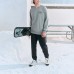 Skechers Colorful Sweatshirt Unisex Medium Heather Gray Серый, 2XL