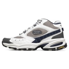 Skechers Vigor 3.0 Cushioned Slip-Resistant Breathable Low-Top Chunky Sneakers Men's White 39.5