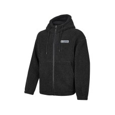 Skechers Sports Life Collection Velvet-feel Coat Unisex Carbon Black Carbon Black-0018, M