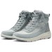 Skechers ON THE GO Wear-Resistant Slip-Resistant Short Snow Boots Women's Gray Серый, 35.5