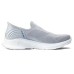 Skechers Non-slip Wear-resistant Shock Absorption Low-Top Casual Shoes Men's Gray Серый, 41