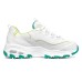 Skechers D Lites 1.0 Low Top Running Shoes White/Green Women's 39