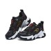 Skechers Stamina V3 Cushioning Wear-Resistant Low-Top Casual Shoes Men's Black White Gold Black White Gold, 41