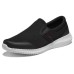 Skechers Rover X Cushioning, Slip Resistant, Abrasion Resistant, Breathable Low Top Casual Shoes Men's Black White 44