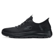 Skechers Sport Hands Free Slip-Ins Cushioning Anti-Slip And Wear-Resistant Low-Top Casual Shoes Men's Black Черный, 43