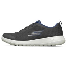 Skechers GO WALK Ma Cushioned Slip-Resistant Abrasion-Resistant Low-Top Casual Shoes Men's Charcoal Gray 40