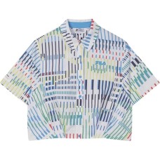 FILA x PENGPIDUZHONGXIN SS24 Shirt Women's All Over Print Повсюду Печать, 2XL