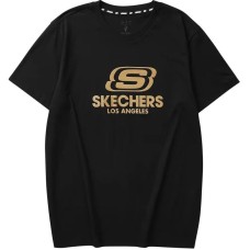 Skechers Sports Life Collection T Shirt Unisex Carbon Black Carbon Black-0018, S