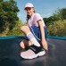 Skechers Go Fle Slip Resistant Cushioning Abrasion Resistant Low Top Kids Lifestyle Shoes Pink/Black Teenagers 31