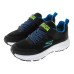 Skechers Go Run Consistent Cushioning Low Top Kids' Running Shoes Black Blue Kids' Black Blue, 30