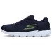 Skechers Go Run 400 Cushioning Anti-Slip Wear-Resistant Breathability Low-Top Casual Running Shoes Men's Blue Green 39.5