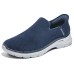 Skechers Cushioning Wear-Resistant Low-Top Running Shoes Men's Navy Синий, 40
