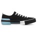 Skechers New Moon Slip-Resistant Cushioning Wear-Resistant Low-Top Skateboard Shoes Women's Black Blue 36