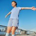 Skechers Comfort Technology Series T Shirt Women's Xenon Blue Синий, L