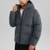 Skechers Sports Life Collection Down Jacket Men's Shadow Gray, M