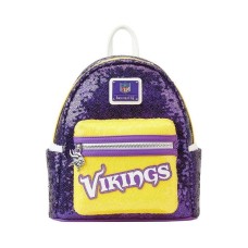 Men's and Women's Minnesota Vikings Sequin Mini Backpack Purple, Yellow