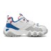 Skechers Kids 2.0 Slip Resistant Cushioning Abrasion Resistant Low Top Kids Lifestyle Shoes White Blue Teenagers 33