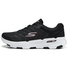 Skechers Anti-Slip Wear-Resistant Low-Top Running Shoes Men's Black White Черно-белый, 42.5
