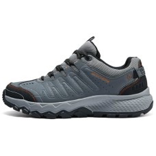 Skechers Cushioning Breathable Low-Top Running Shoes Men's Gray Серый, 44