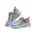Skechers Girls Cushioning, Wear Resistant Low Top Kids' Running Shoes Gray Teenagers Серый, 27.5