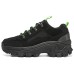 Skechers Street Blo Collection Low-Top Casual Shoes Women's Black Green 37.5
