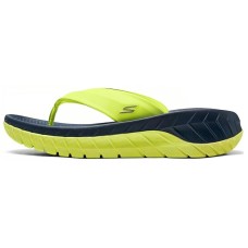 Skechers ON THE GO Abrasion-Resistant Slip-Resistant Flip Flops Men's Blue Green Голубой, 39.5