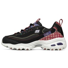 Skechers D Lites Low Top Running Shoes Wm Black Women's 36