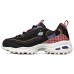 Skechers D Lites Low Top Running Shoes Wm Black Women's 36
