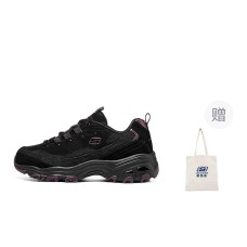 Skechers D'LITES 1.0 Anti Slip Wear Resistant Low Top Chunky Sneakers Women's Black Черный, 36