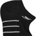 Skechers Ankle Socks Unisex 2 Pack 2 Pack (White/Carbon Black/038C), S