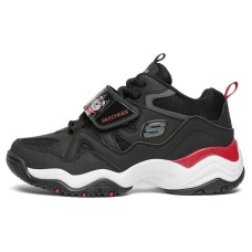 Skechers D'Lites Train Low Top Running Shoes Black/Red Women's 35