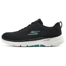 Skechers Go Walk 6 Cushioning, Slip Resistant, And Abrasion Resistant Low Top Casual Running Shoes Women's Black Черный, 35