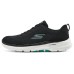 Skechers Go Walk 6 Cushioning, Slip Resistant, And Abrasion Resistant Low Top Casual Running Shoes Women's Black Черный, 35