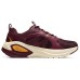Skechers Cushioning Breathable Low-Top Running Shoes Men's Red Gold Burgundy/Gold, 42.5